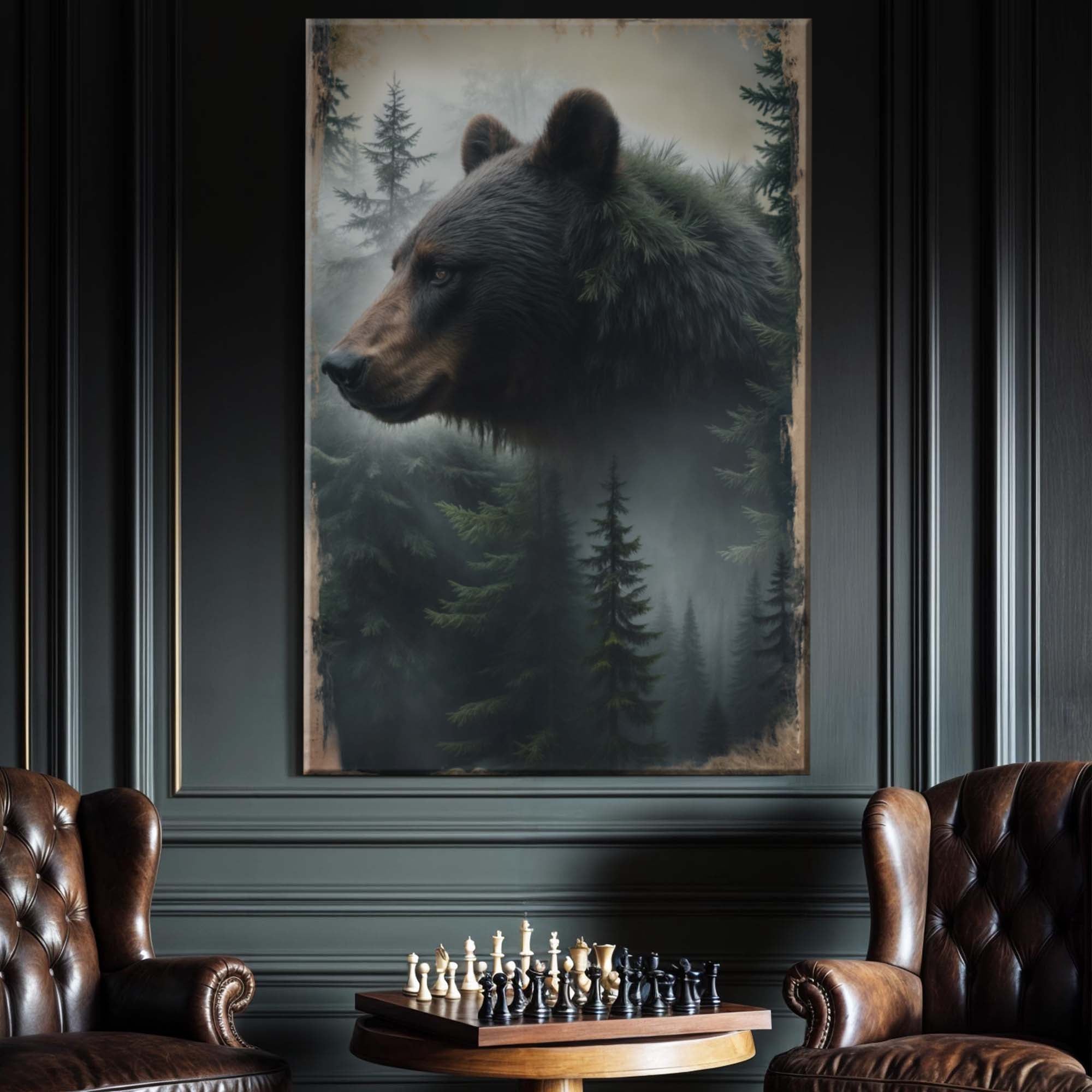 Black Bear Exposure Wall Art