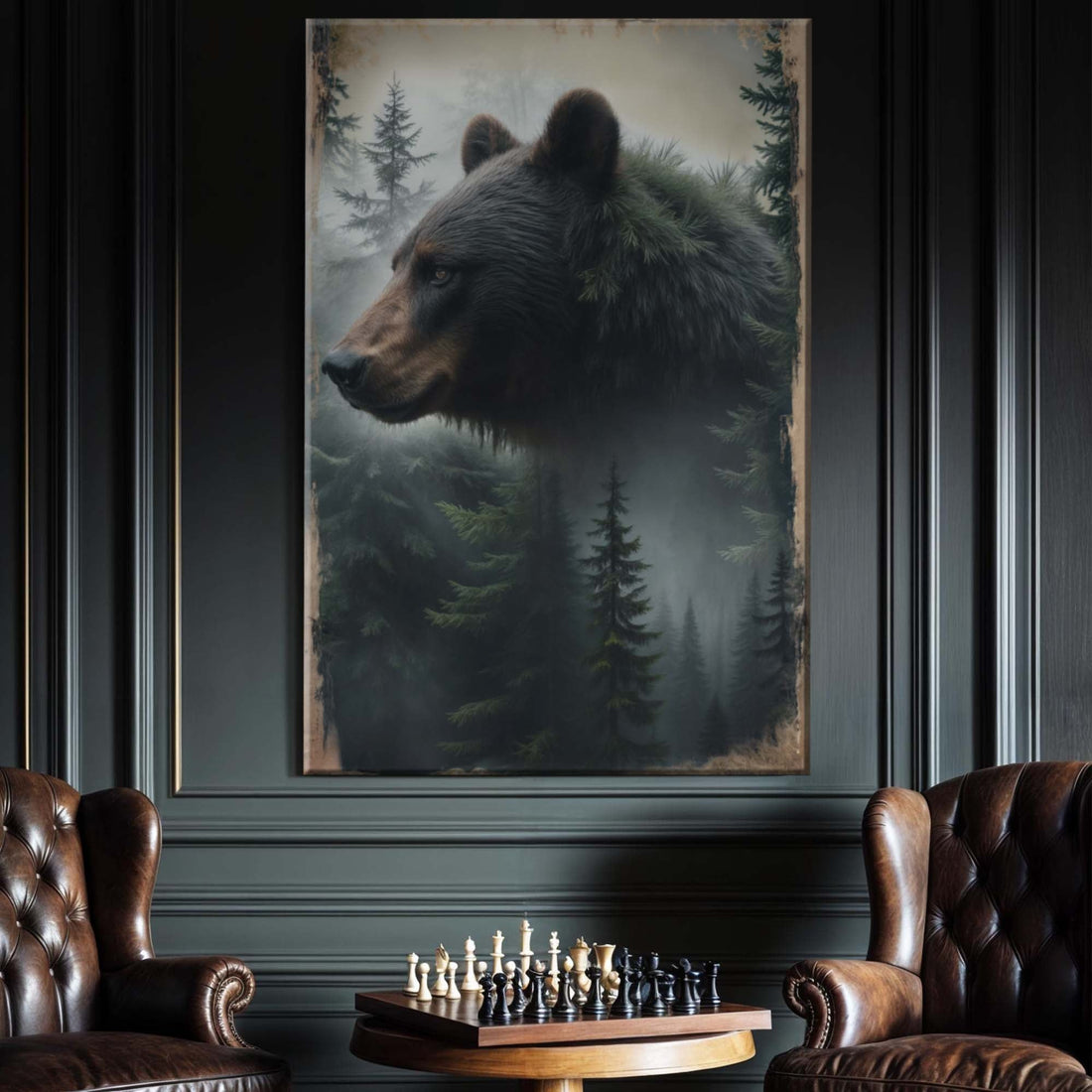 Black Bear Exposure Wall Art