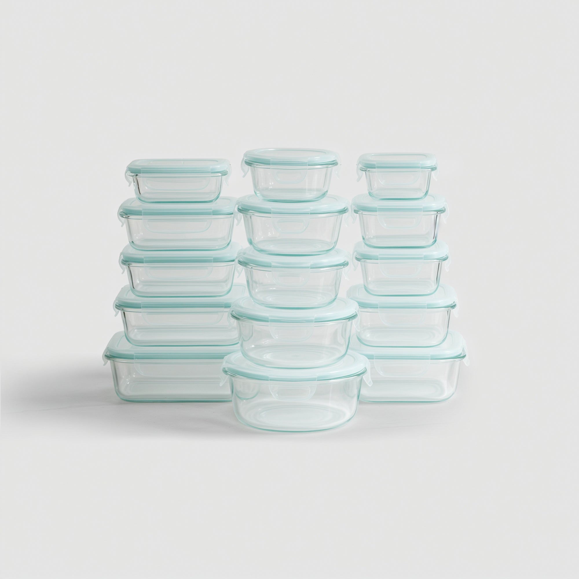 15 Container Borosilicate Glass Set
