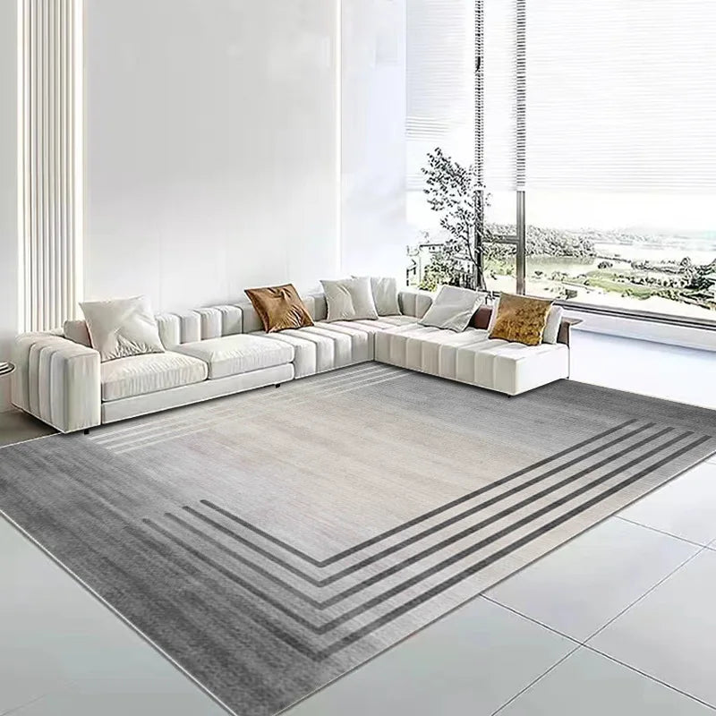 Modern Minimalist Geometric Area Rug – Soft, Anti-Slip Home Floor Décor