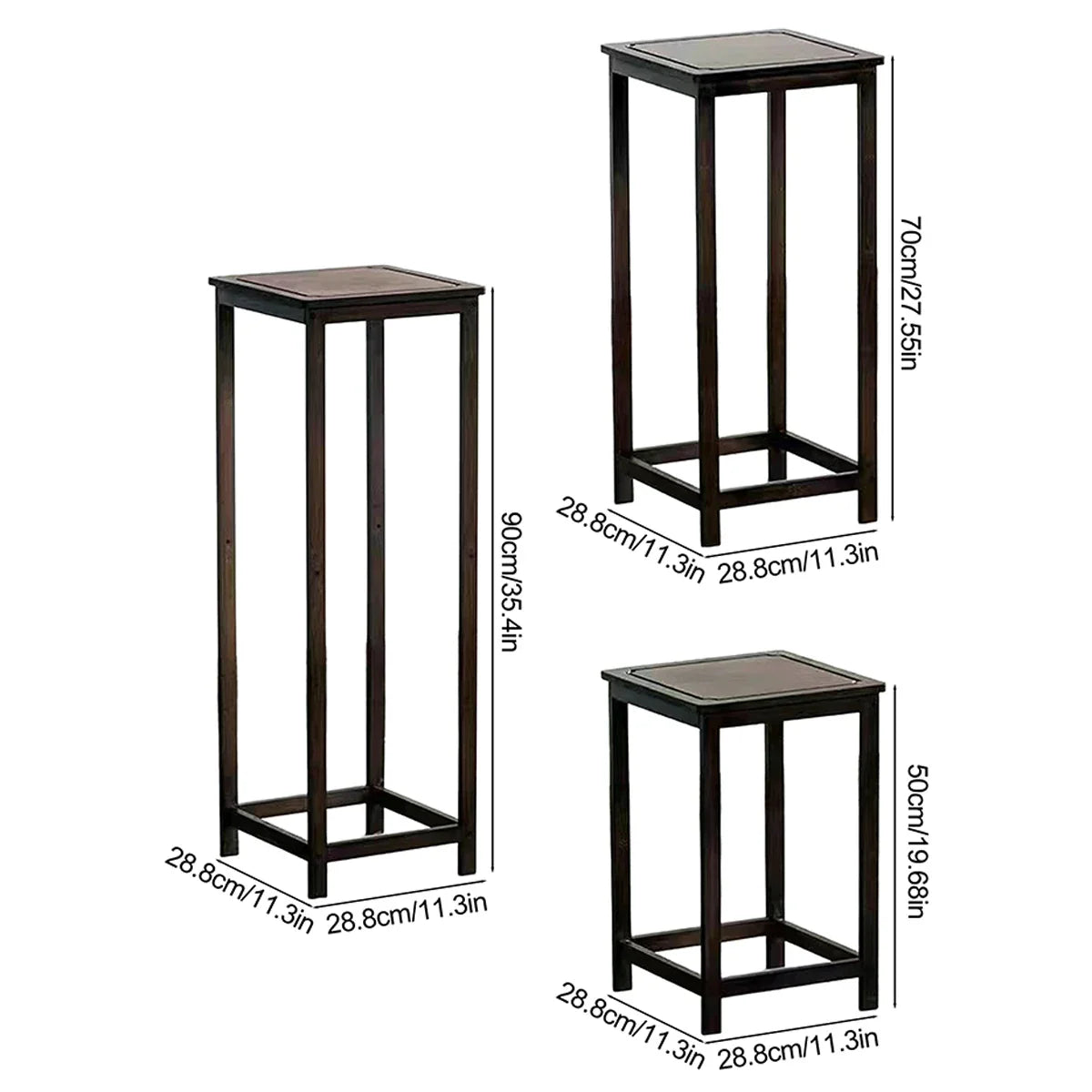 Bamboo Plant Stand – Multi-Tier Indoor & Outdoor Planter Display