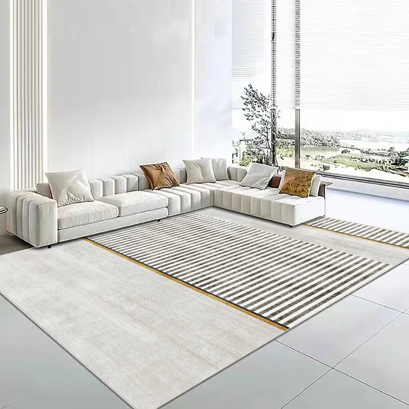 Modern Minimalist Geometric Area Rug – Soft, Anti-Slip Home Floor Décor