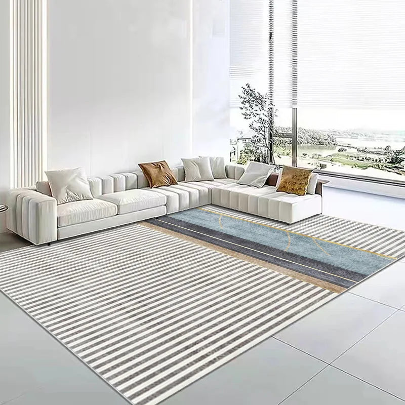 Modern Minimalist Geometric Area Rug – Soft, Anti-Slip Home Floor Décor
