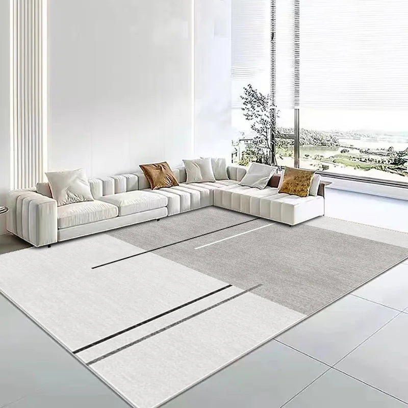 Modern Minimalist Geometric Area Rug – Soft, Anti-Slip Home Floor Décor