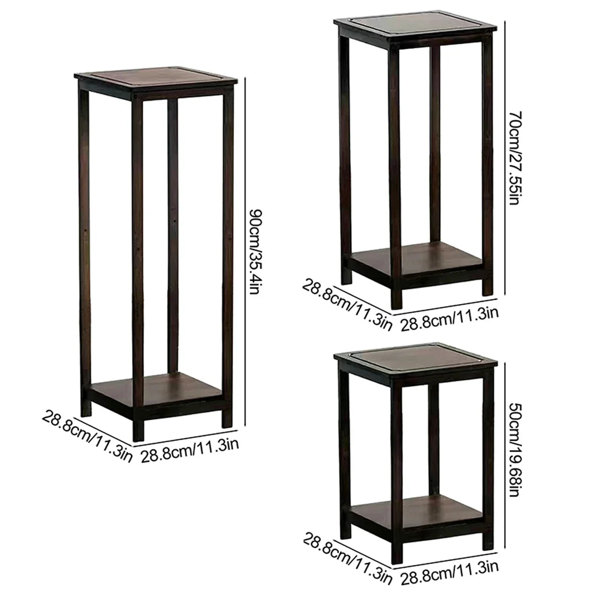 Bamboo Plant Stand – Multi-Tier Indoor & Outdoor Planter Display