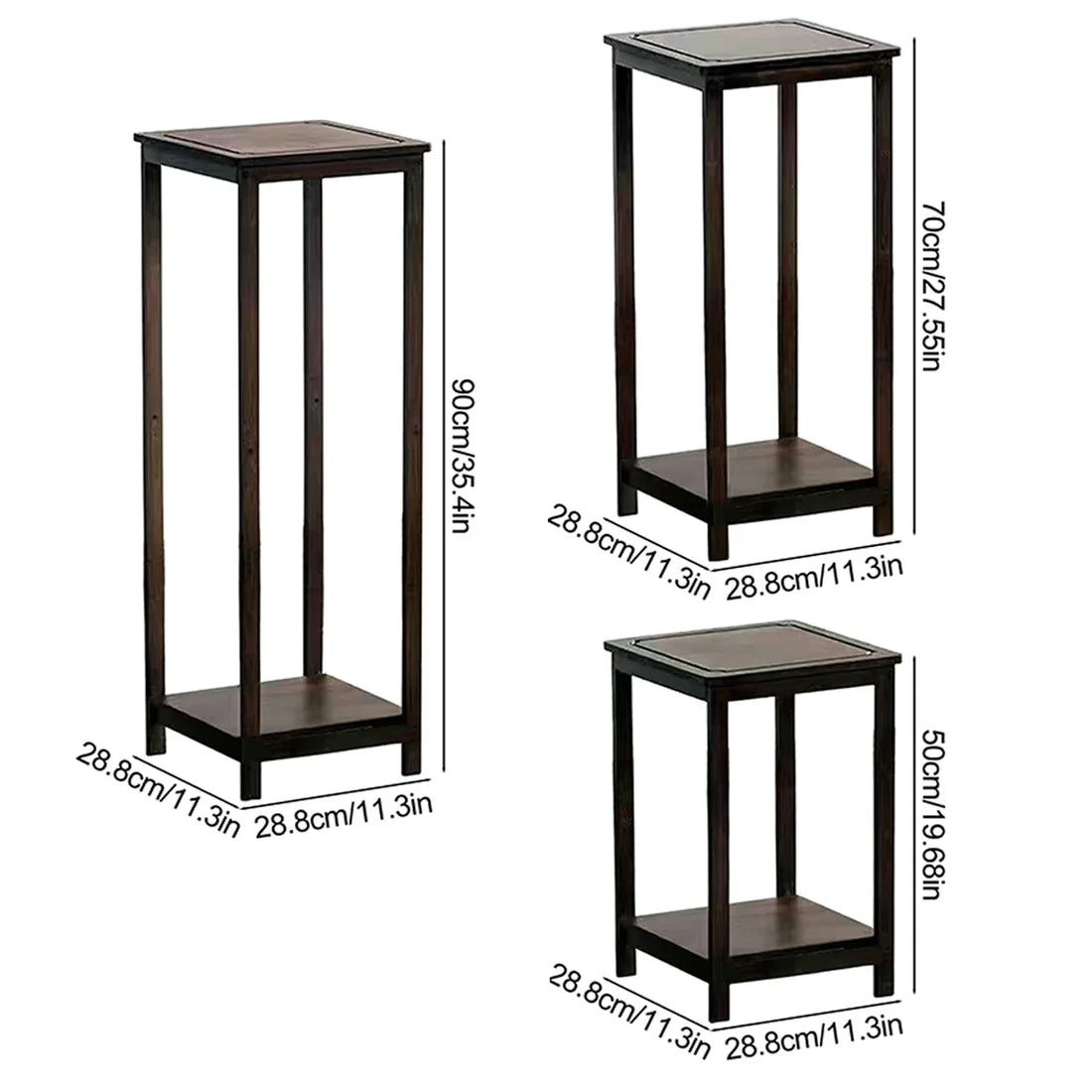 Bamboo Plant Stand – Multi-Tier Indoor & Outdoor Planter Display