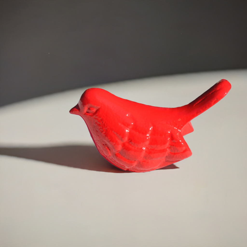 Vibhsa Bird Figurines Symbols of Health & Happiness (Red)